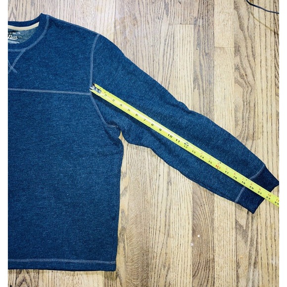 G.H.Bass & Co SweatShirt Mens XXL Dk Gray Long Sleeve Pullover Crew Neck -AA0025 - Picture 4 of 9